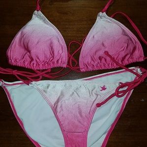 Pink ombre bikini